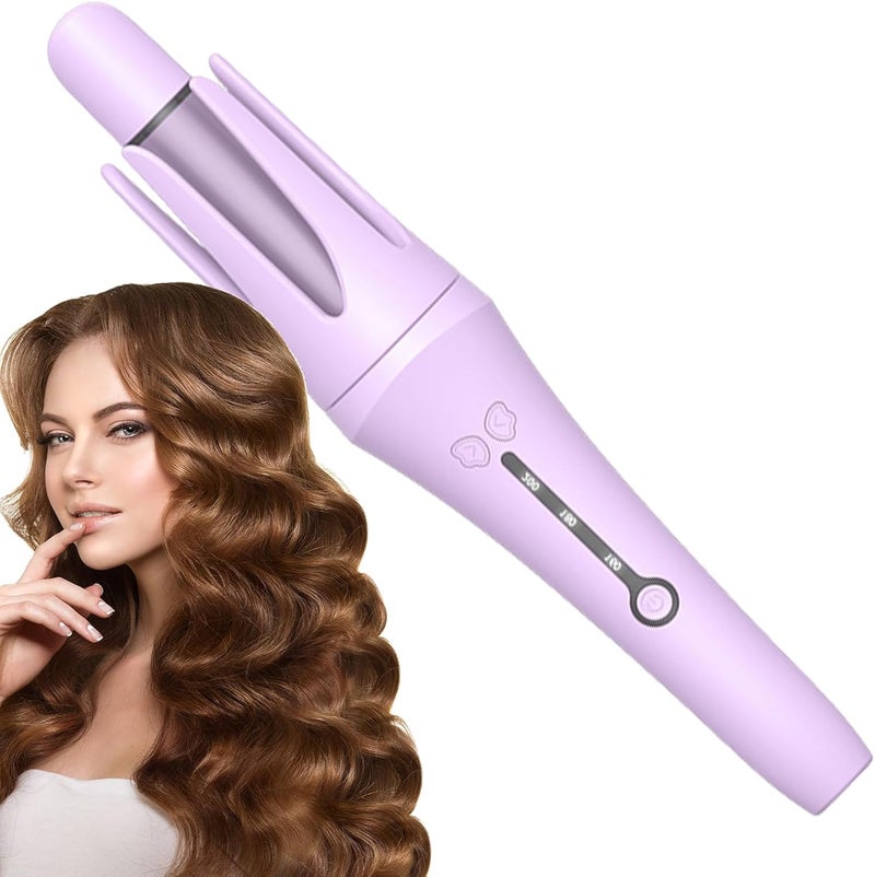 windforgecraft Automatic Curling Iron Rotating - Quick Heating Curling Wand - 3 Adjustable Temps Auto Curler, Ions Hair Curler for Most Hair Types - Image 1
