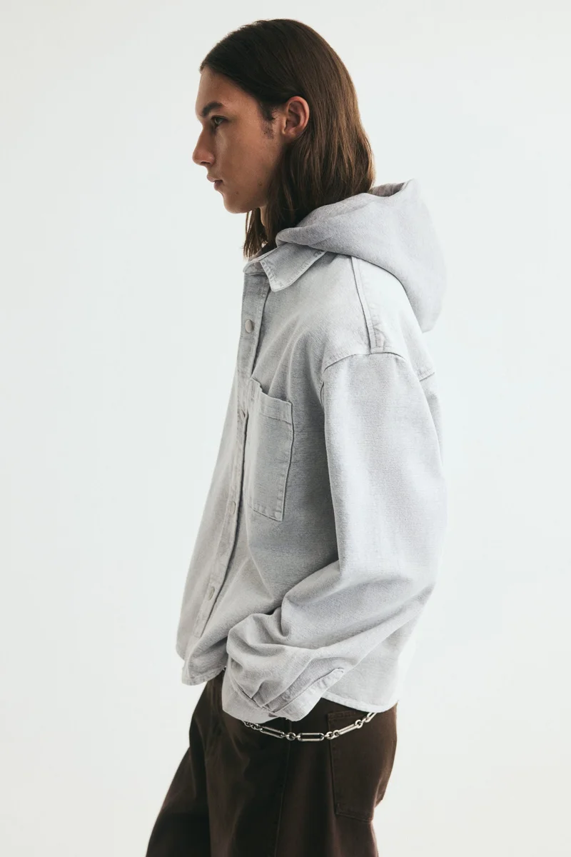 H&M  Hooded overshirt for Men | Best Price UAE