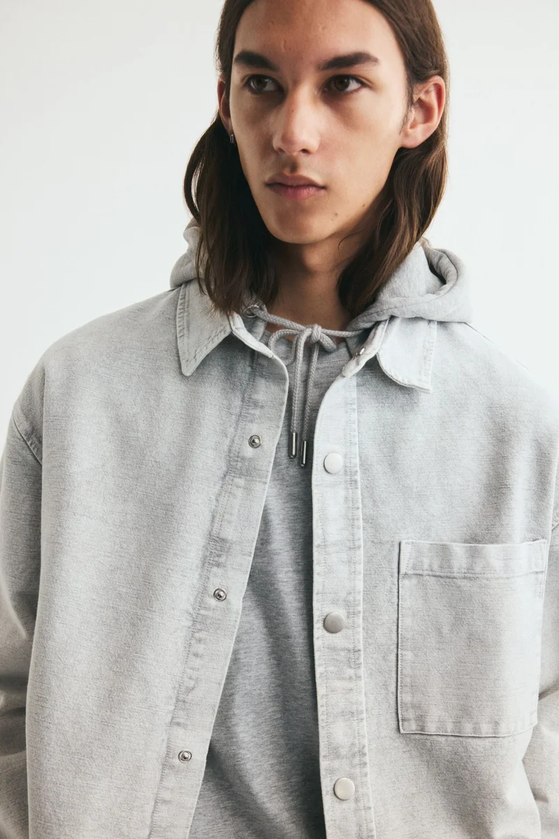 H&M  Hooded overshirt for Men | Best Price UAE