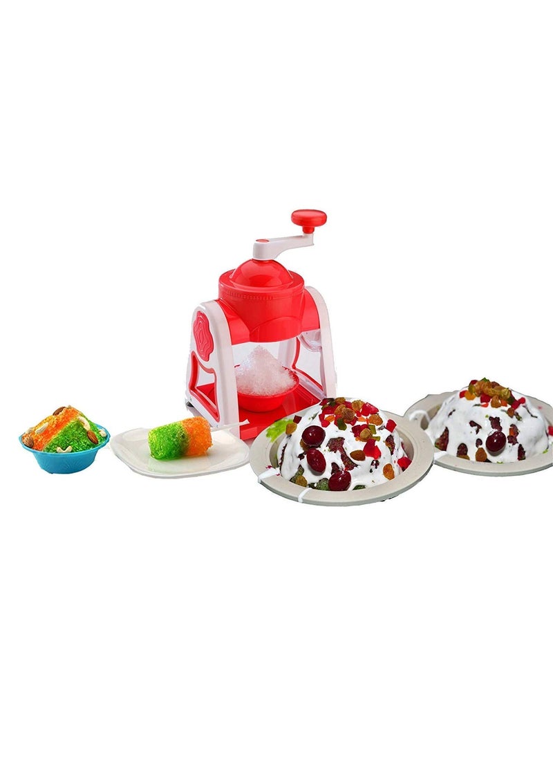 Homeistic Applience Homeistic Applience Plastic Ice Gola Maker Machine Gola Slush Maker Ice Snow Maker Machine Setwith 3 Bowl 1 Glass 6 Sticks and 1 Dish Multicolour  - Image 2
