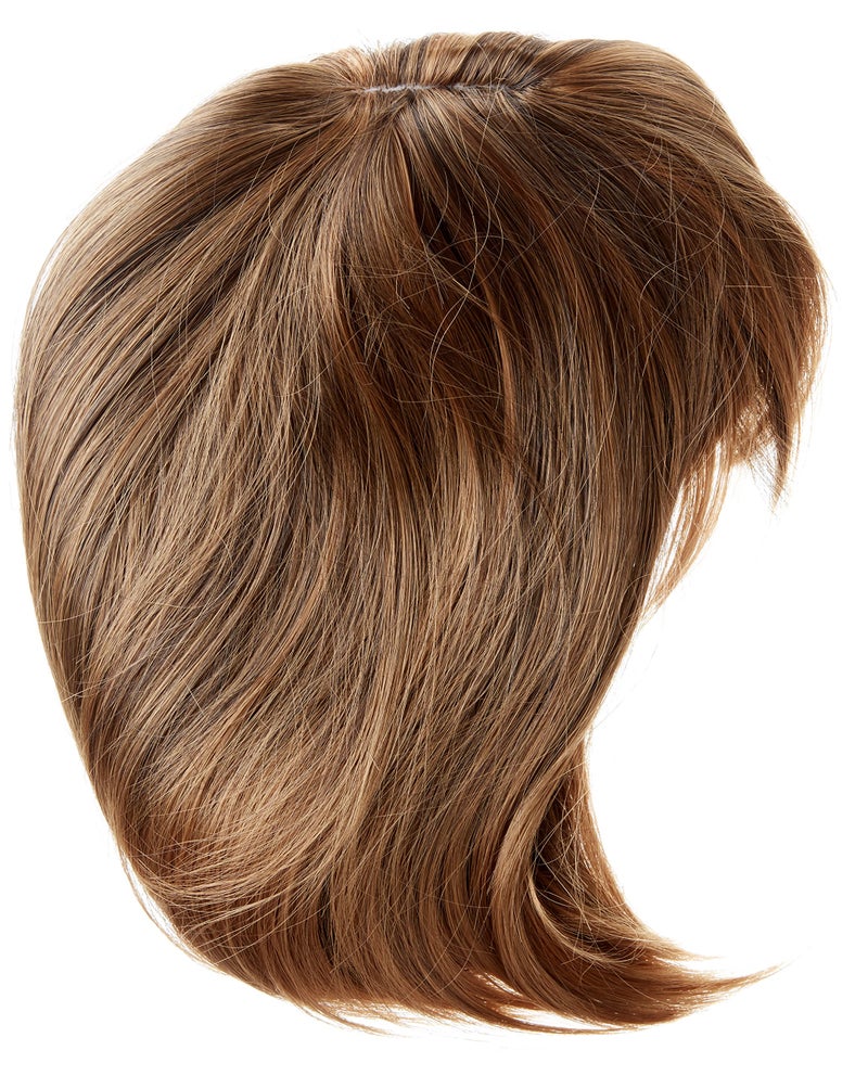 Forever young Forever Young UK Ladies Wig Classy Short Bob with Central Parting & Full Fringe Honey Blonde with Hints of Dark Brown Blend - Image 1