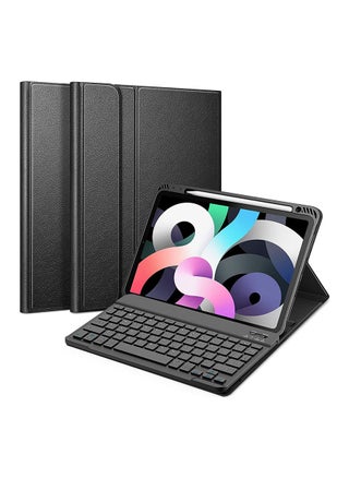 Lightweight Smart Cover with Magnetically Detachable Wireless Keyboard for iPad Air 2022(5th Gen)/2020(4th Gen) 10.9inch Black - pzsku/Z0C7D3D49E6BB41335643Z/45/1746225561/89505b08-1825-4a5f-9141-0287e9bd9aaf