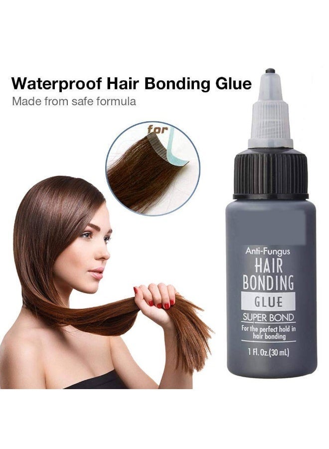 Estelle Wig Bonding Glue for Attachments Women Hair Extensions Eyebrow Enhancements Natural Adhesive Traceless Invisible Lace Front Glue Salon Quality Hold Frontal Toupee Hair System Hair Pieces Replacement - Image 1