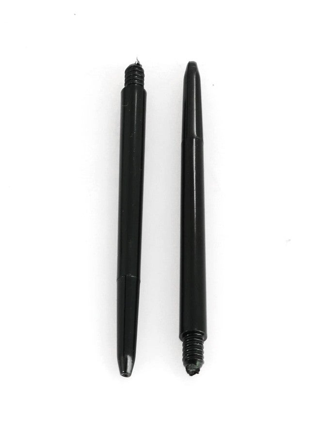 heyous 50 Pieces 2BA Nylon Shaft PC Shaft Dart Accessories Short Size 48mm, Black - Image 2