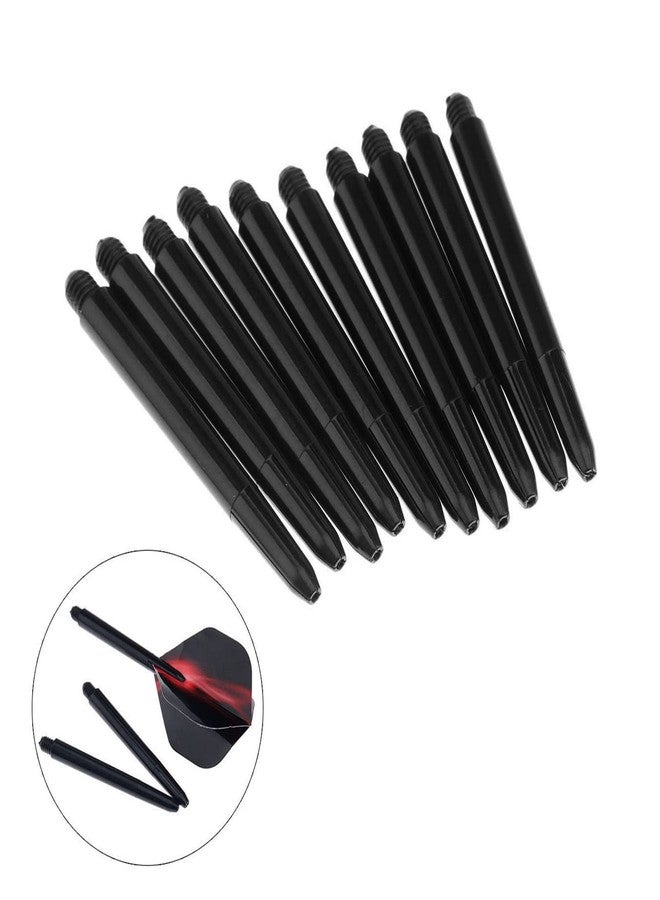 heyous 50 Pieces 2BA Nylon Shaft PC Shaft Dart Accessories Short Size 48mm, Black - Image 5