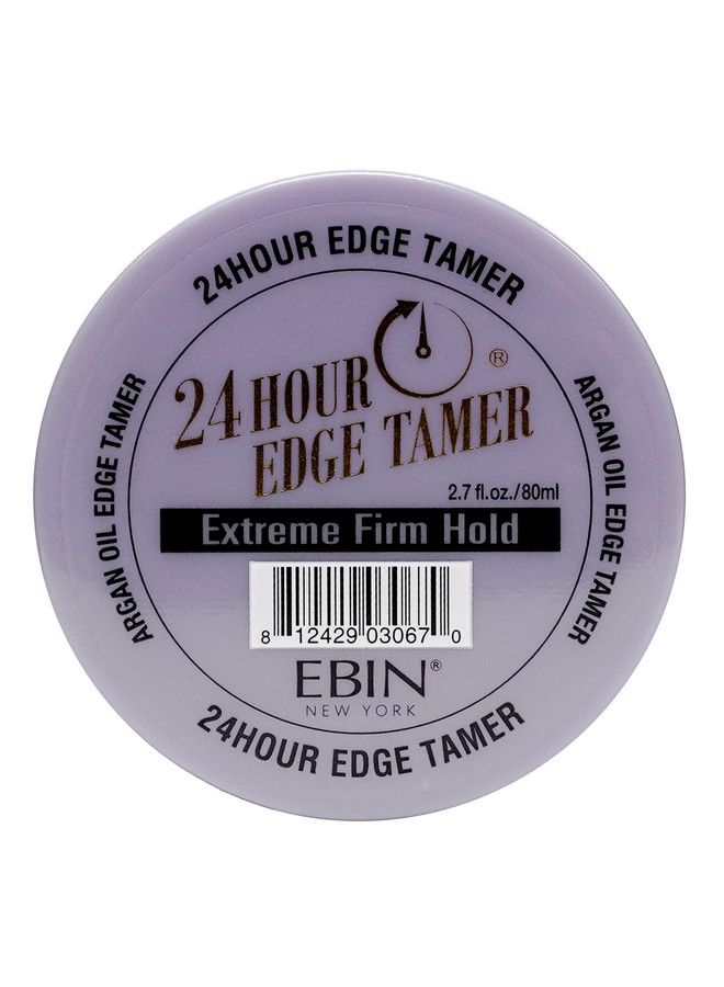 EBIN NEW YORK 24 Hour Edge Tamer Extreme Firm Hold (2.7Oz/ 80Ml) No Flaking White Residue Shine And Smooth Texture With Argan Oil And Castor Oil - Image 1