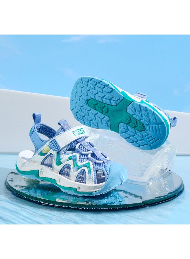 Bumblebee Boys' Sandals Summer New Sports Sandals For Big Kids Comfortable Beach Shoes Anti-collision Toe Children's Sandals - Image 5