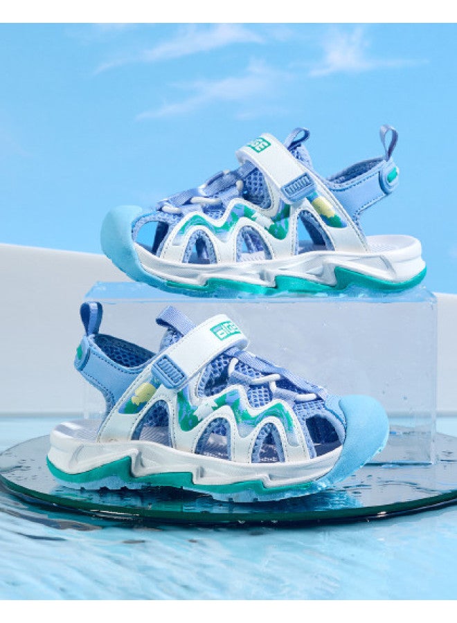 Bumblebee Boys' Sandals Summer New Sports Sandals For Big Kids Comfortable Beach Shoes Anti-collision Toe Children's Sandals - Image 1
