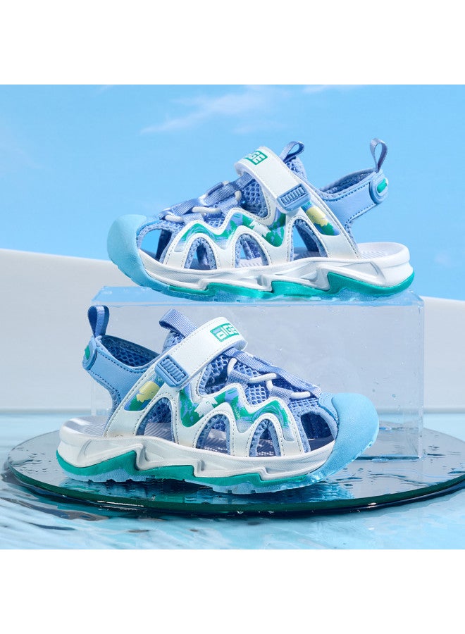 Bumblebee Boys' Sandals Summer New Sports Sandals For Big Kids Comfortable Beach Shoes Anti-collision Toe Children's Sandals - Image 2