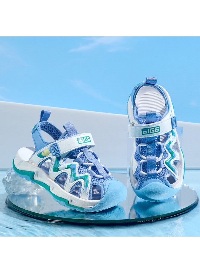 Bumblebee Boys' Sandals Summer New Sports Sandals For Big Kids Comfortable Beach Shoes Anti-collision Toe Children's Sandals - Image 3