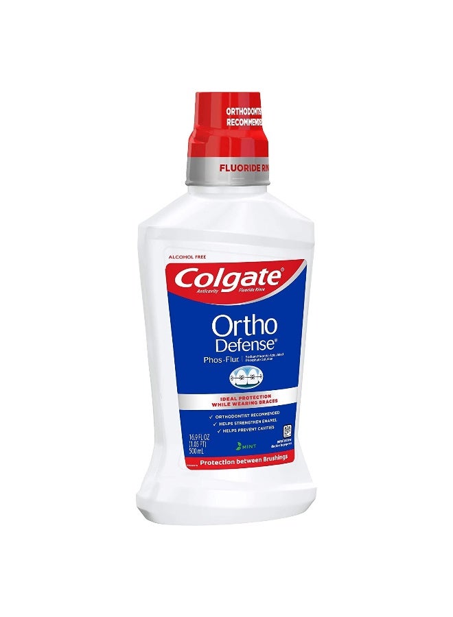 Colgate غسول فوس فلور المضاد للتسوس بالفلورايد، نعناع بارد، زجاجة سعة 16.9 أونصة (عبوة من 2) - Image 4