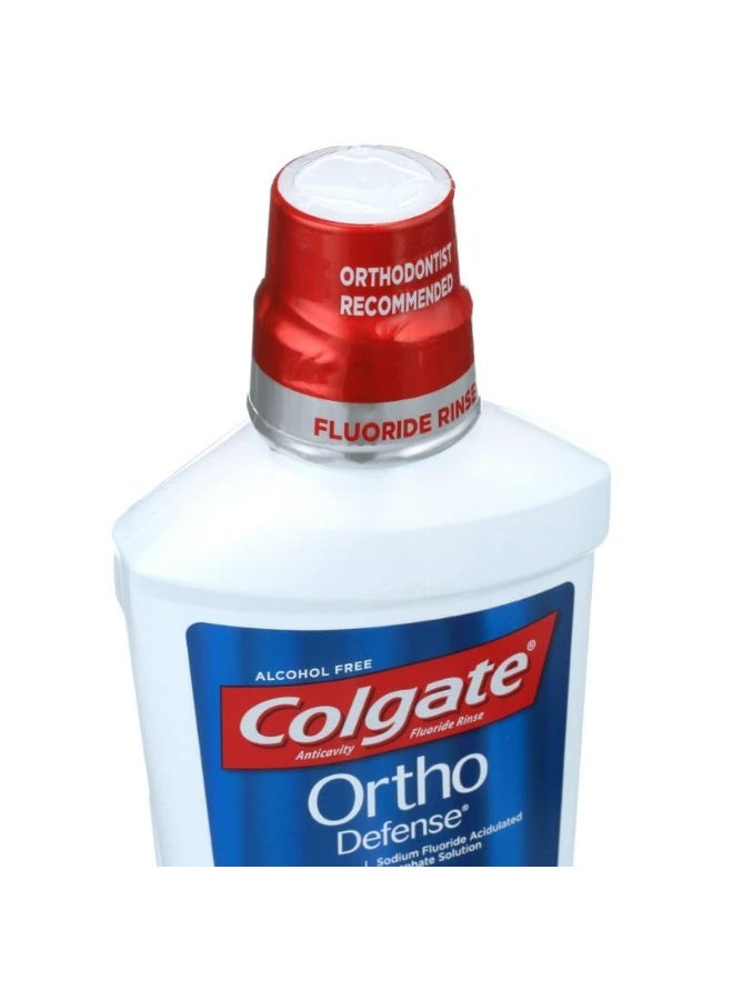 Colgate غسول فوس فلور المضاد للتسوس بالفلورايد، نعناع بارد، زجاجة سعة 16.9 أونصة (عبوة من 2) - Image 3