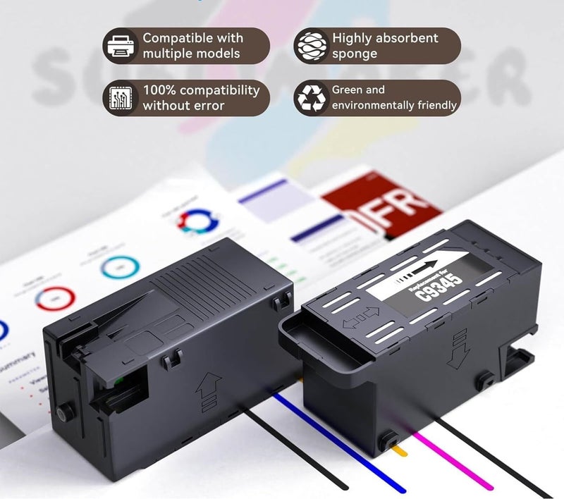 Dotpot Maintenance Box C9345 Compatible for Epson L15150, L15160 Ecotank Pro Et-5800 Et-5880 Et-5850 Et-16600 Et-16650, Workforce St-c8000, L15150, L15160 Printer (C-9345) - Image 4