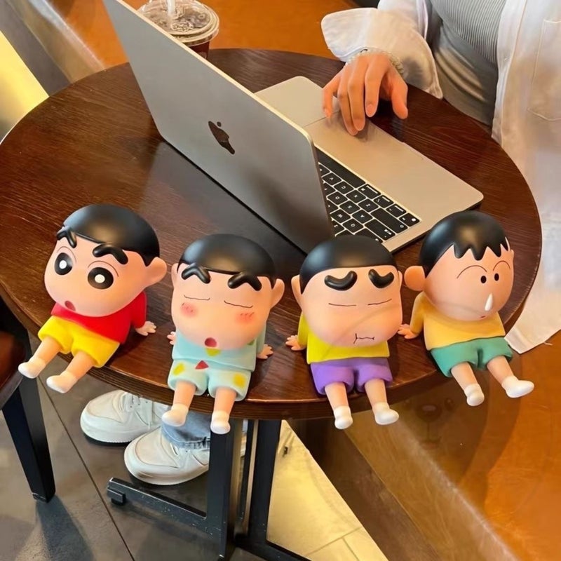 Anime Collectible Movable Model: 10cm High-quality Durable Stylish Lazy Stand - Versatile Desktop Ornament & Playful Toy for Anime Fans, Desktop Decor, Workspace - Image 5