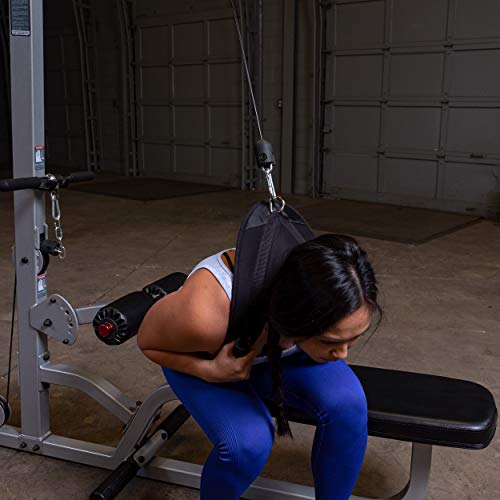 Body Solid Body-Solid ACH18 Ab Crunch Padded Harness, Cable Workout Equipment for Home Gym Workout to Support Your Abdominal Exercise & Core Strength, Black - Image 4