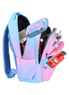 Swift School Backpack, Galaxy School Bag Large Capacity Waterproof Casual Daypack, Lightweight Kids Backpack for Girls Outdoor Travel  - Image 3