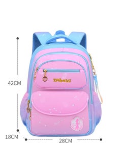 Swift School Backpack, Galaxy School Bag Large Capacity Waterproof Casual Daypack, Lightweight Kids Backpack for Girls Outdoor Travel  - Image 2
