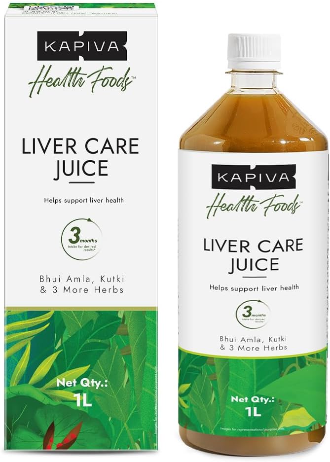 Kapiva Liver Care Juice | Anti-oxidant Rich Supplement with 5 Ayurvedic Herbs (1L) - Image 1