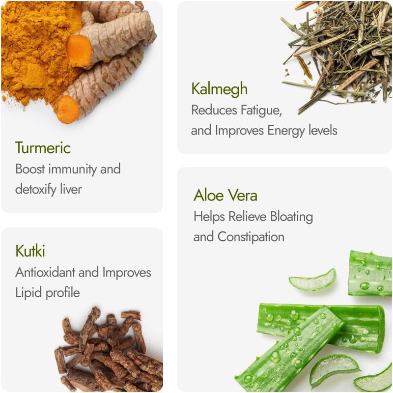Kapiva Liver Care Juice | Anti-oxidant Rich Supplement with 5 Ayurvedic Herbs (1L) - Image 4
