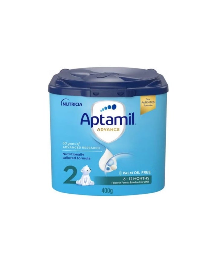 Aptamil ADVANCE 2 Follow-On Formula Milk 400 g