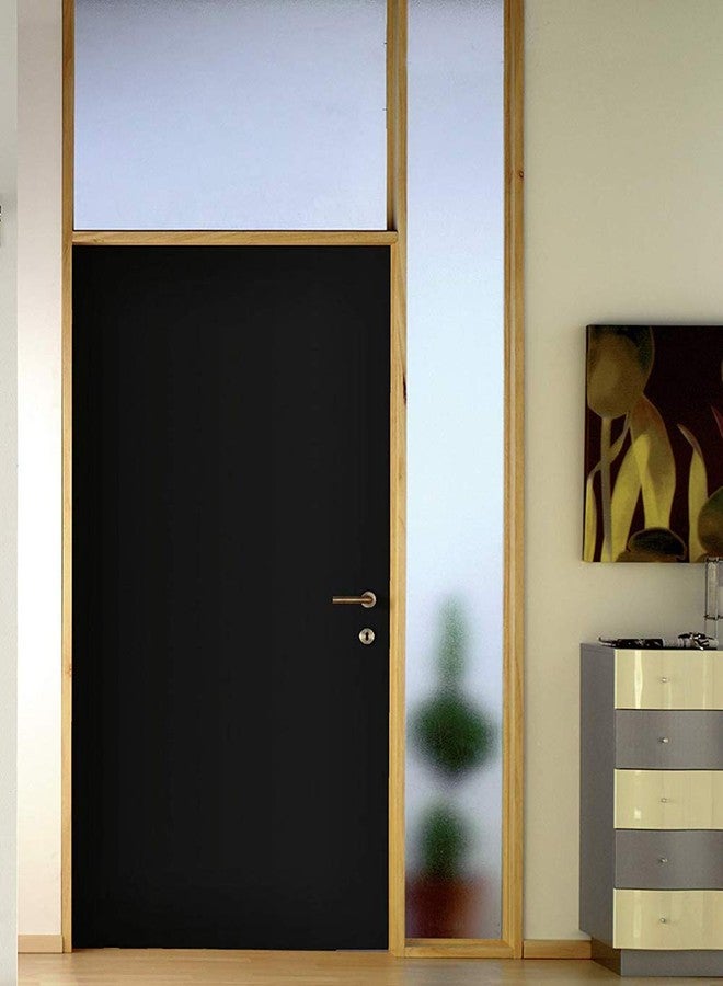 d-c-fix 346-0002-2PKA Decorative Self-Adhesive Film, Matte Black, 17" x 78" Roll, 2-Pack with Applicator - Image 4