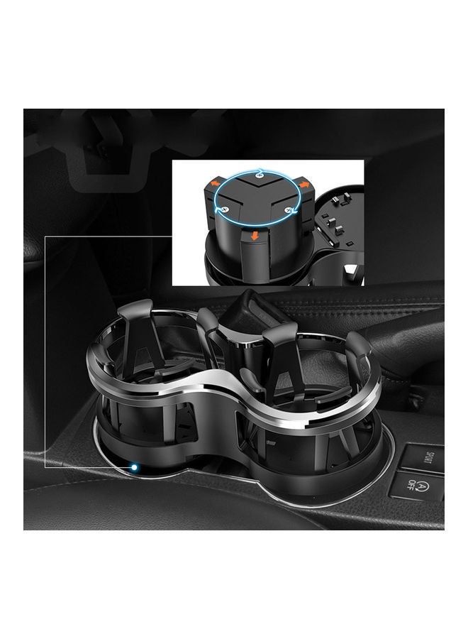 NIBEMINENT Universal Double Hole Beverage Holder for Bottle Water Cup - Image 2