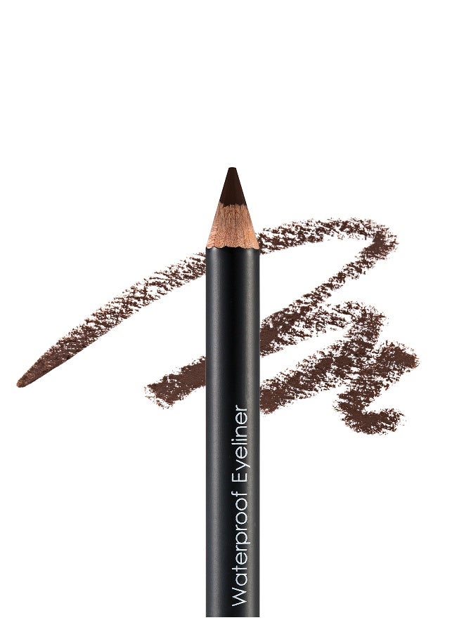 flormar Waterproof Eyeliner – 106 Dark Chestnut – Waterproof Pencil Eyeliner, Precise Tip, Long-Wear Smooth Application Chestnut - Image 2