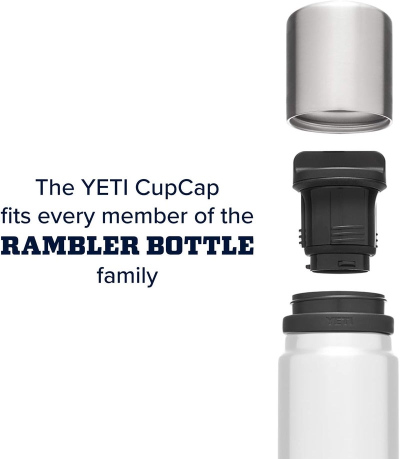 YETI Cup Cap Accessory - 5 oz Detachable Stainless Steel Cup for Rambler Bottles - Image 2