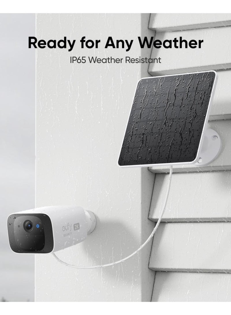 eufy Security Solar Panel (3W) Compatible with eufyCam, Continuous Power Supply, IP65 Weatherproof for Outdoor Surveillance and Camera Charging - Image 4
