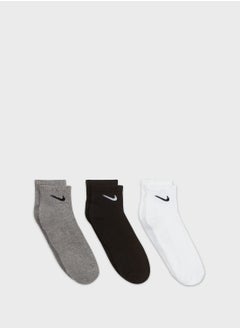 Nike 3 Pack Everyday Cushion Ankle Socks  - Image 3