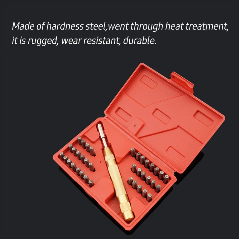 Leather Stamping Tools Set Metal Stamps Kit Includes 37pcs Symbol Letter And Number Stamps 1pc Stamping Punch Plastic Store Box - Image 3