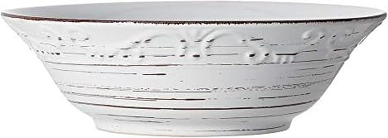 Copco Pfaltzgraff Trellis Serve Bowl, 9", White - Image 1