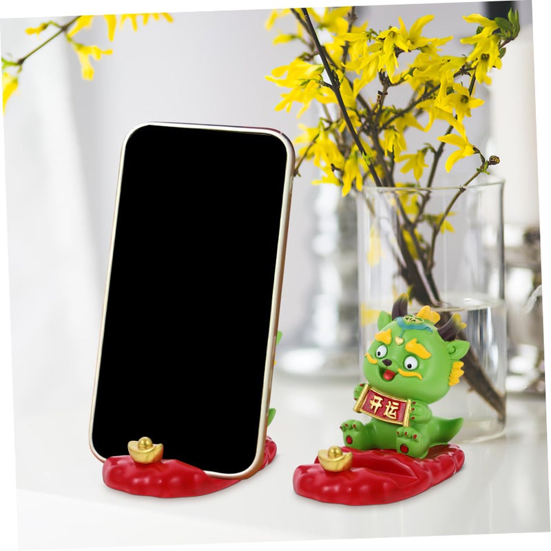 Dragon Resin Phone Stand Desktop Holder Kawaii Design Stable Support All Occasions - Image 3