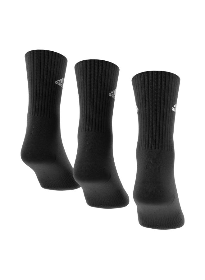 Adidas Cushioned Sportswear Crew Socks 3 Pair Pack - Image 2