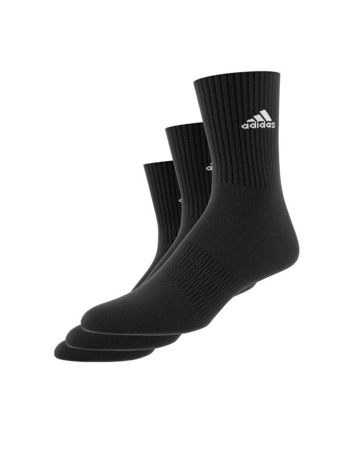 Adidas Cushioned Sportswear Crew Socks 3 Pair Pack - Image 5