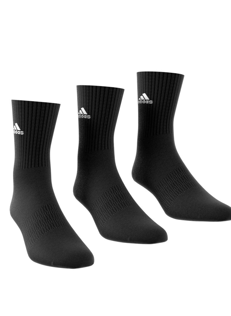 Adidas Cushioned Sportswear Crew Socks 3 Pair Pack - Image 2