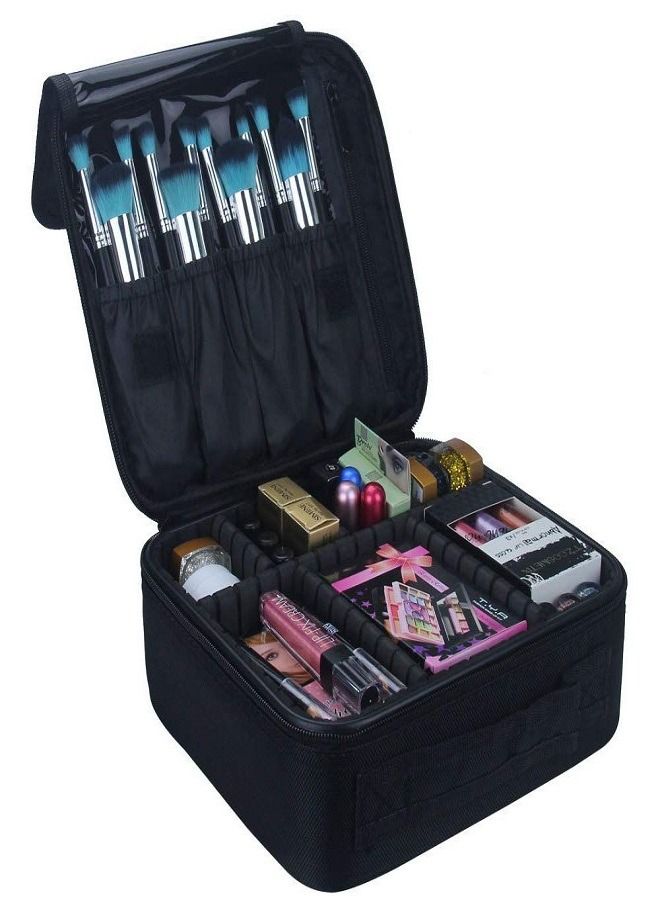 Makeup Bag With Adjustable Dividers - Image 1