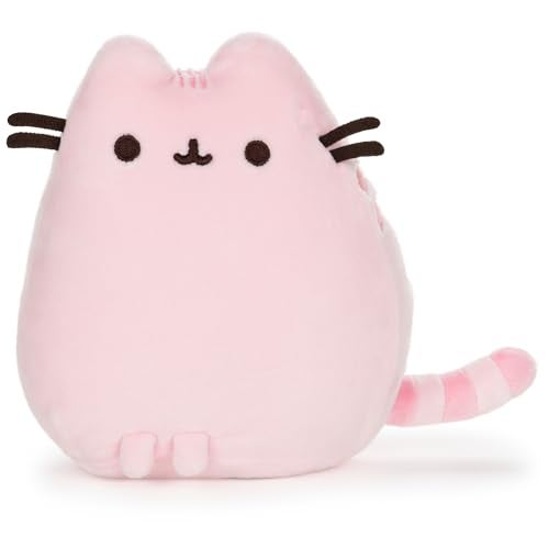 GUND Pusheen The Cat Squisheen Plush Stuffed Animal Cat for Ages 8 and Up Pink 6 - Image 1