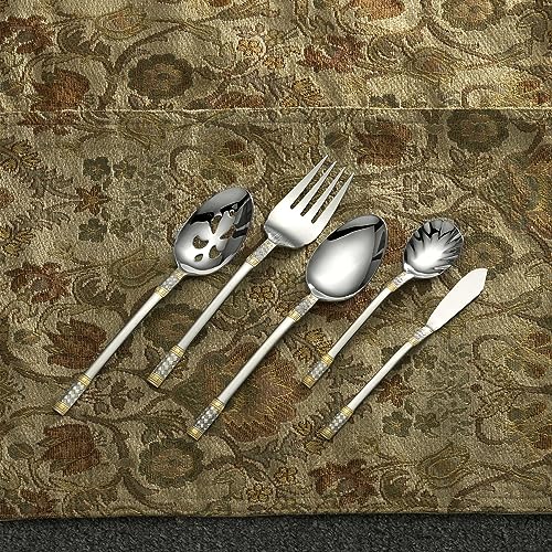 Wallace Corsica Gold-Accent 65-Piece Flatware Set - Image 4