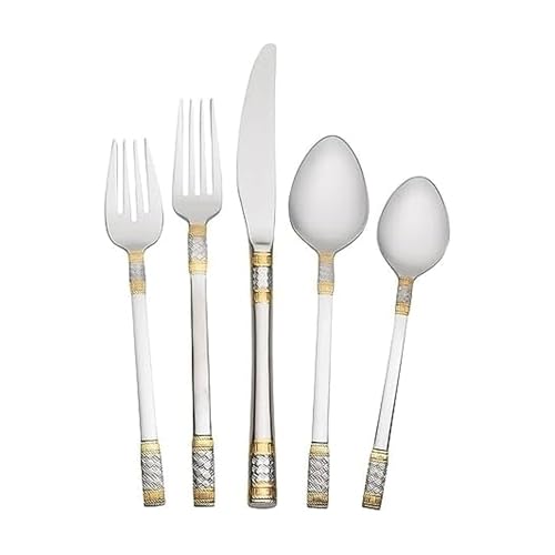 Wallace Corsica Gold-Accent 65-Piece Flatware Set - Image 5