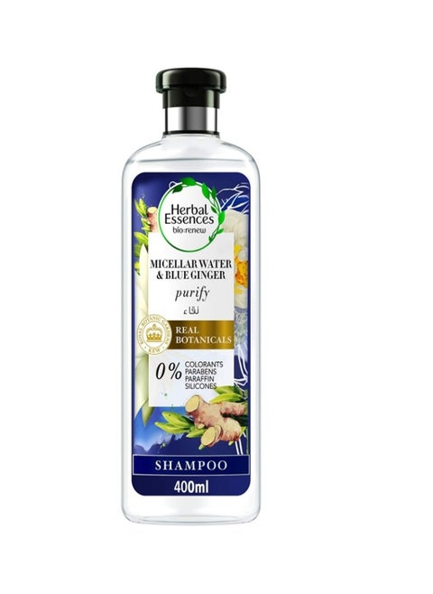Micellar Water And Blue Ginger Shampoo Multicolour 400ml