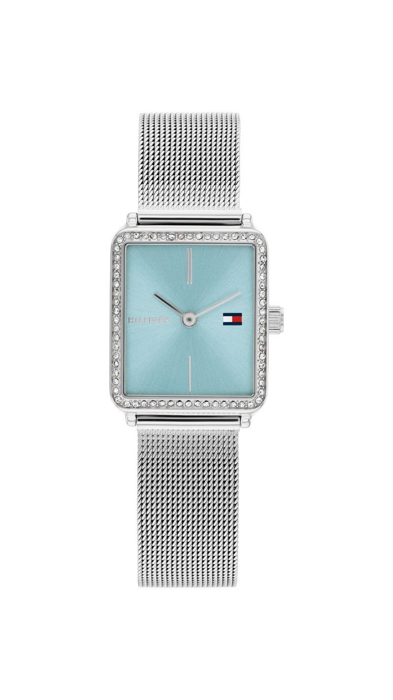 TOMMY HILFIGER Rectangle Analog Women'S Stainless Steel And Crystals Case  Watch - Image 3