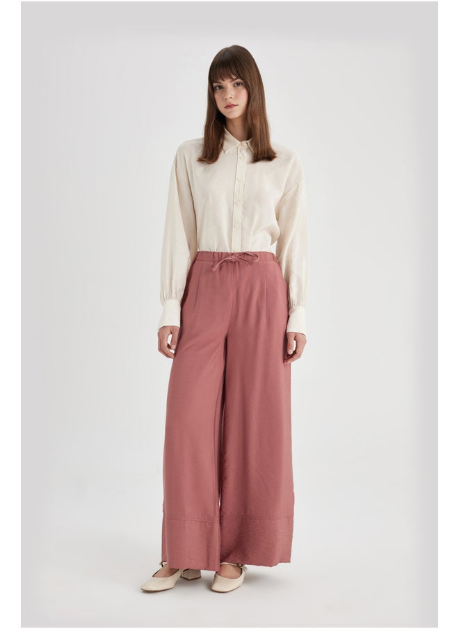 DeFacto - Woman Wide Leg Woven Trousers - Image 1