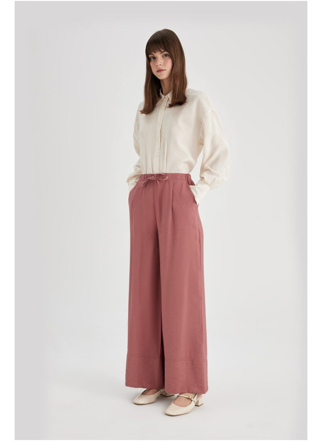 DeFacto - Woman Wide Leg Woven Trousers - Image 1