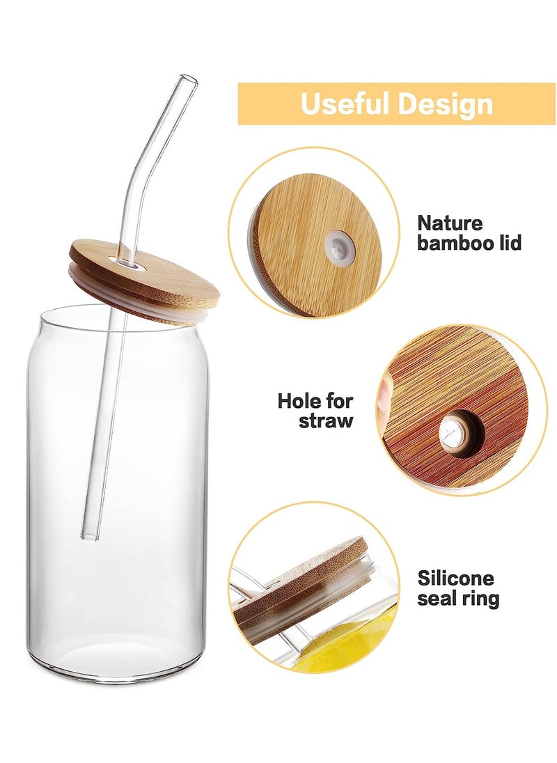 Can Shaped Drinking Glass Sake Cups with Straws 16oz Iced Coffee Glasses Tumbler Cup Clear Water Bottle Set of 1 - pzsku/Z0C7EBBC7998BE8201C21Z/45/_/1720666964/3ab259cc-ff8d-4bf5-8b59-4eb5bc2fe8d3