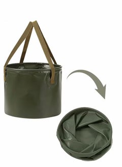MIXDE Premium Collapsible Bucket Compact Portable Folding Water Container Light weight Durable Outdoor Travelling Camping Fishing Gardening Car Washing Bucket 20L Green 