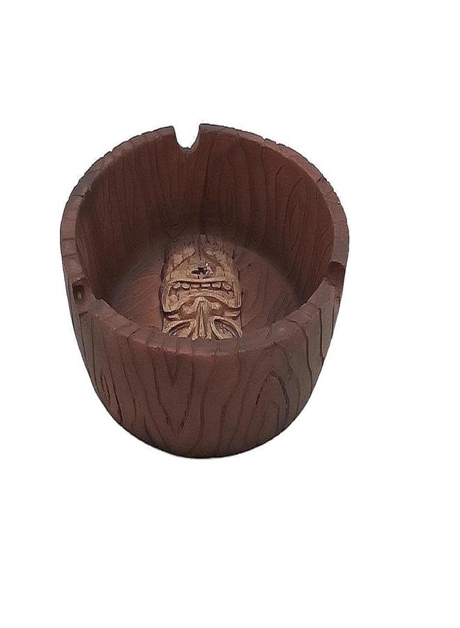 F.e.s.s. 4" Tiki Ashtray - Fun, Tropical Vibes for Smokers & Collectors! - Image 3