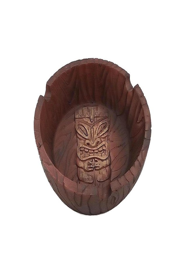 F.e.s.s. 4" Tiki Ashtray - Fun, Tropical Vibes for Smokers & Collectors! - Image 2