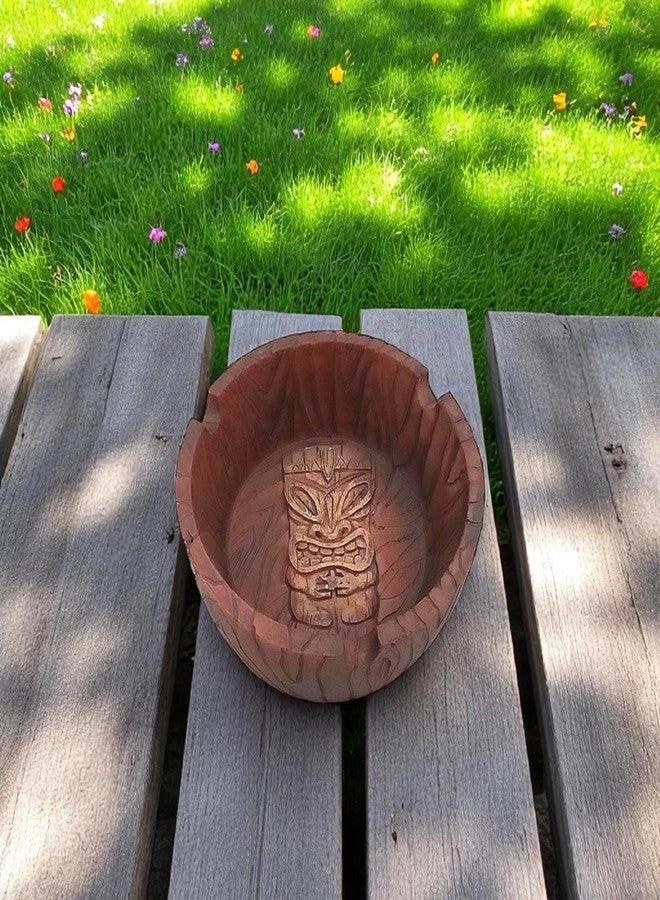F.e.s.s. 4" Tiki Ashtray - Fun, Tropical Vibes for Smokers & Collectors! - Image 4