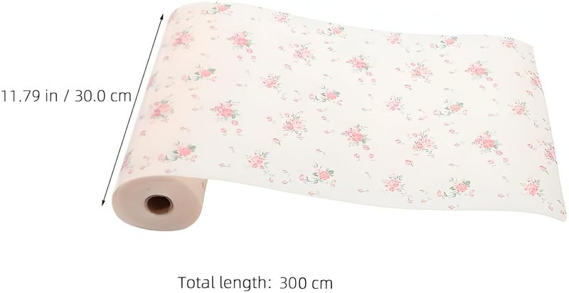 PRAMANTA Antibacterial Plastic Paper Printing Kitchen Sheets for Shelves 30cm300cm Cupboard Mats for Kitchen Cabinet Wardrobe Shelf Liners Sheet Roll Anti Slip Mats Multicolor 2Pcs - Image 3